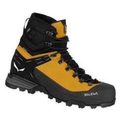 Buty trekkingowe męskie Salewa Ortles Ascent Mid Gtx. Czarne buty trekkingowe męskie Salewa, z materiału, za kostkę, bez zapięcia, trekkingowe. Za 1,805.00 zł.