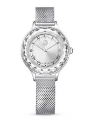 Swarovski Zegarek kwarcowy w kolorze srebrno-białym rozmiar: onesize. Szare, analogowe zegarki damskie Swarovski, ze stali. Za 520.90 zł.