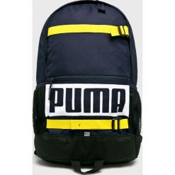 Puma - Plecak. Niebieskie plecaki damskie Puma, bez wzorów, z materiału. W wyprzedaży za 119.90 zł.