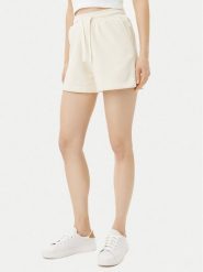 Silvian Heach Szorty sportowe Steffi GPP25115SH Écru Regular Fit. Spodenki sportowe damskie Silvian Heach, xl, z bawełny. Za 119.99 zł.
