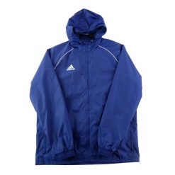Second life - Parka Męska Core 18 Rain Jacket Granatowa - Jak nowy. Niebieskie parki męskie Adidas, l, bez wzorów, z materiału. Za 207.36 zł.