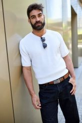 Pasek męski skórzany klamra automatyczna brązowy Beltimore A51 : Kolory - brązowy, beżowy, Rozmiar pasków - r.125-140 cm. Brązowe paski męskie bez wzorów, ze skóry, wizytowe. Za 64.99 zł.