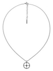 U.S. Polo Assn. Naszyjnik z zawieszką - dł. 45 cm rozmiar: onesize. Szare biżuteria dla mężczyzn U.S. Polo Assn., z kryształem, ze stali. Za 69.99 zł.