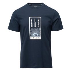 T-shirt Elbrus Espace. Niebieskie t-shirty męskie ELBRUS, l, bez wzorów, z bawełny, bez kołnierzyka. Za 89.84 zł.