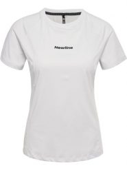 Koszulka Newline Black. Białe bluzki sportowe damskie Newline, l, z elastanu, bez kołnierzyka, bez ramiączek. Za 236.00 zł.