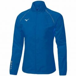 Kurtka do biegania damska Mizuno Osaka wind. Niebieskie kurtki damskie Mizuno, m, bez wzorów, bez kaptura. Za 240.00 zł.