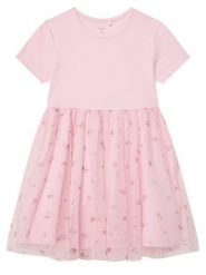 NAME IT Sukienka codzienna Hamina 13238152 Różowy Slim Fit. Czerwone sukienki dziewczęce Name it, bez wzorów, z bawełny, bez ramiączek. Za 99.99 zł.