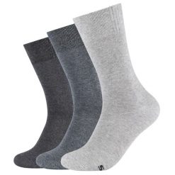 Skarpetki sportowe męskie 3pk Men's Basic Socks. Szare skarpetki męskie Skechers, bez wzorów, z bawełny. Za 29.99 zł.