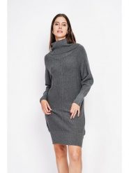 William de Faye Sukienka dzianinowa w kolorze szarym rozmiar: 42. Szare sukienki damskie William De Faye, na co dzień, bez wzorów, z dzianiny, klasyczne, bez kołnierzyka, bez ramiączek, mini, proste. Za 130.99 zł.