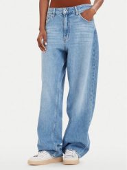 HUGO Jeansy Leni_S_B 50566130 Niebieski Loose Fit. Niebieskie jeansy damskie Hugo. Za 469.99 zł.