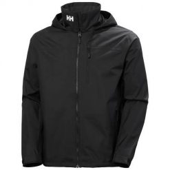 Kurtka uniwersalna męska Helly Hansen Crew Hooded 2.0. Czarne kurtki męskie Helly Hansen, m, bez wzorów, z syntetyku, klasyczne, z kapturem. Za 690.75 zł.