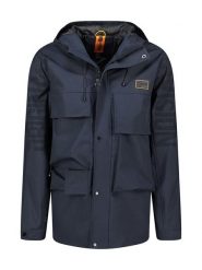 Geographical Norway Kurtka przejściowa "Cary" w kolorze granatowym rozmiar: XL. Niebieskie kurtki męskie Geographical Norway, xl, bez wzorów, bez kaptura. Za 139.34 zł.