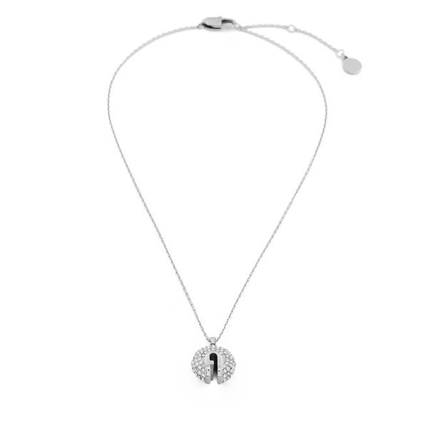 Naszyjnik Furla. Szare naszyjniki damskie Furla, srebrne. Za 269.99 zł.