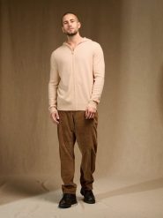 Perfect Cashmere Kaszmirowy kardigan "Eldo" w kolorze pomarańczowym rozmiar: M. Pomarańczowe kardigany męskie Perfect Cashmere, m, bez wzorów, z kaszmiru, bez kołnierzyka. Za 456.99 zł.