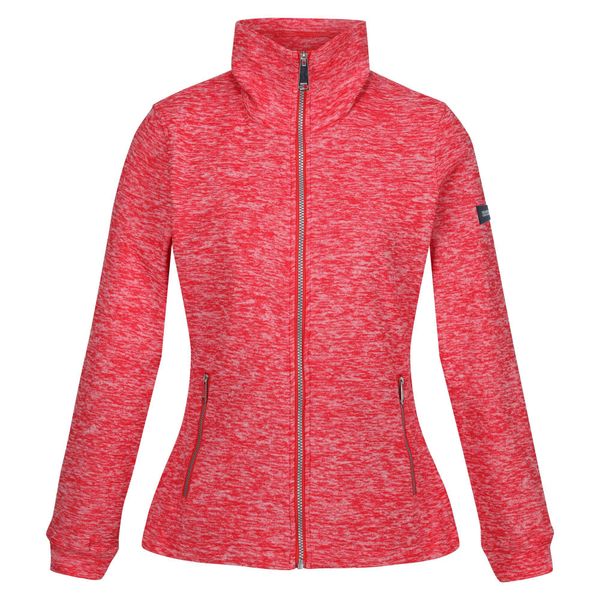Bluza Polarowa Damska Melanżowy Pełen Suwak Azaelia. Czerwone bluzy z kapturem damskie Regatta, na zimę, xs, z materiału. Za 43.99 zł.