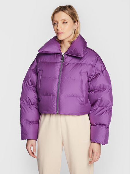 Marc O'Polo Kurtka puchowa 209 0808 70007 Fioletowy Oversize. Fioletowe kurtki damskie Marc O´Polo, bez wzorów, z puchu, bez kaptura. Za 1,689.00 zł.