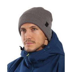 Czapka Kilpi Reflec. Szare czapki męskie Kilpi, na zimę, bez wzorów, z materiału, eleganckie. Za 70.90 zł.