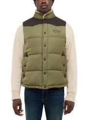 Mustang Kamizelka pikowana w kolorze khaki rozmiar: XXL. Brązowe kamizelki męskie Mustang, xxl, z polaru. Za 287.84 zł.