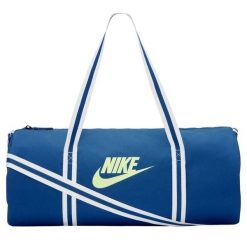 Nike torba sportowa Heritage Retro Bag DB0492-480 niebieski. Niebieskie torby podróżne damskie Nike, bez wzorów. Za 99.00 zł.