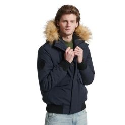 Kurtka z kapturem Superdry Everest. Brązowe kurtki męskie Superdry., m, z aplikacjami, z elastanu, z kapturem. Za 776.00 zł.