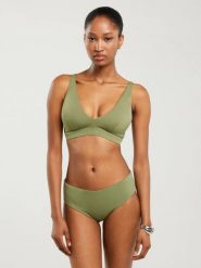 Góra od kostiumu kąpielowego khaki Morra 303. Zielone bikini damskie Big Star, bez wzorów. Za 109.99 zł.