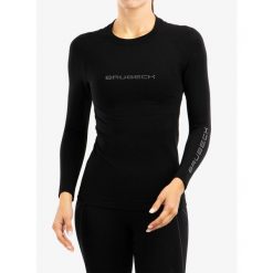 Bluza termoaktywna damska Brubeck 3D Run PRO LS Shirt. Czarne bluzy bez kaptura damskie Brubeck, bez wzorów, bez kaptura. Za 140.99 zł.