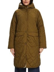 ESPRIT Płaszcz pikowany w kolorze khaki rozmiar: XL. Brązowe płaszcze damskie Esprit, xl, bez wzorów. Za 197.63 zł.