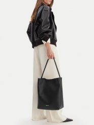 GINO ROSSI Torebka C-LDA8552 Czarny. Czarne torebki klasyczne damskie Gino Rossi, bez wzorów, z materiału, bez dodatków. Za 229.99 zł.