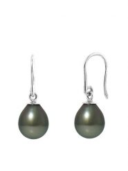 Pearline Srebrne kolczyki-wkrętki z perłami tahiti rozmiar: onesize. Szare kolczyki damskie Pearline, z perłą, srebrne. Za 448.99 zł.