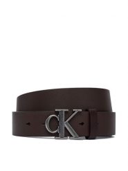 Calvin Klein Pasek Ck Buckle Smooth 35Mm LV04D7091G Brązowy ciemny. Brązowe paski męskie CALVIN KLEIN, bez wzorów, ze skóry. Za 249.99 zł.