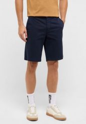 Męskie Szorty Mustang Style Brad Chino Shorts Dark Sapphire 1017473 4136. Niebieskie szorty męskie Mustang, z materiału, bez kołnierzyka. W wyprzedaży za 88.65 zł.