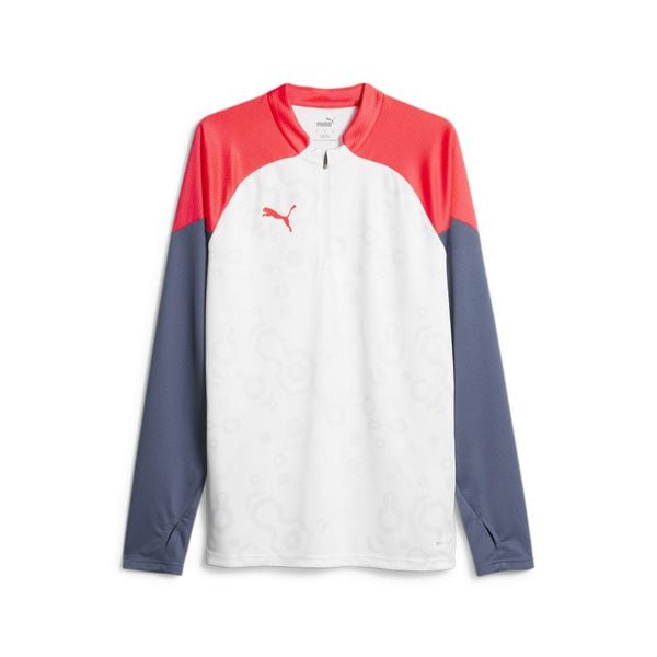 Bluza męskie Puma Individualcup 14 Zip Top. Białe bluzy bez kaptura męskie Puma, m, z poliesteru. Za 290.00 zł.
