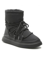 DeeZee Śniegowce CS5855-03 Czarny. Czarne kozaki dziewczęce DeeZee, bez wzorów, z materiału, bez obcasa. Za 149.99 zł.