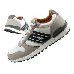 Buty sportowe męskie Wrangler Wylie. Białe buty sportowe na co dzień męskie Wrangler, bez zapięcia. Za 249.00 zł.