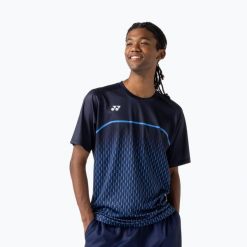 Koszulka YONEX 16861 Practice. Niebieskie t-shirty damskie YONEX, l, bez wzorów, z materiału, bez kołnierzyka. Za 169.99 zł.