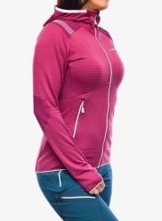 Bluza z kapturem damska La Sportiva Lucendro Thermal Hoody. Czerwone bluzy z kapturem damskie La Sportiva, l, z materiału. Za 621.49 zł.