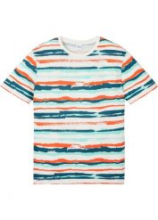 T-shirt z bawełny organicznej. T-shirty męskie bonprix, l, bez wzorów, z bawełny, bez kołnierzyka. Za 54.99 zł.