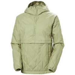 Damska wodoodporna kurtka z kapturem Helly Hansen Grace. Zielone kurtki damskie Helly Hansen, na jesień, s, bez wzorów, z materiału, z kapturem. Za 667.50 zł.
