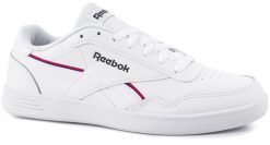 Buty męskie sportowe białe skórzane Reebok Royal Techque. Białe buty sportowe na co dzień męskie Reebok, z materiału, bez zapięcia, trekkingowe, Reebok Royal. Za 189.00 zł.