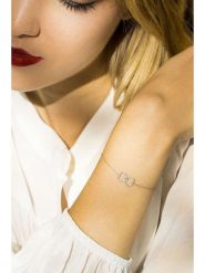 DIAMOND & CO Złota bransoletka "Akam" z diamentami rozmiar: onesize. Szare bransoletki damskie Diamond & Co, złote. Za 1,087.99 zł.