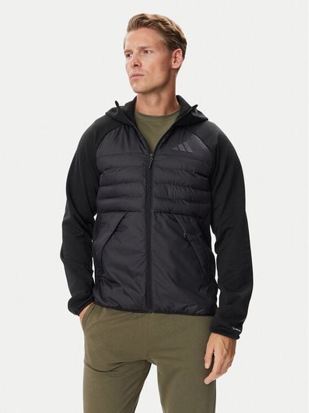 Adidas Kurtka outdoor Terrex Multi Clima365 Insulated Hybrid Hooded Jacket KF9789 Czarny Regular Fit. Czarne kurtki outdoor męskie Adidas, m, bez wzorów, bez kaptura. Za 529.99 zł.