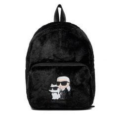 Plecak KARL LAGERFELD. Czarne plecaki damskie Karl Lagerfeld, bez wzorów, sportowe. Za 399.99 zł.