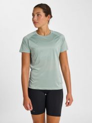 Koszulka damska Newline Beat. Zielone t-shirty damskie Newline, xl, bez wzorów, z materiału, bez kołnierzyka. Za 137.50 zł.