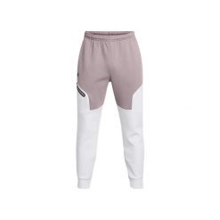 Under Armour Unstoppable Fleece Spodnie dresowe. Białe spodnie sportowe męskie Under Armour, z bawełny. Za 440.85 zł.