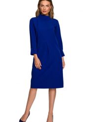 Stylove Sukienka w kolorze niebieskim rozmiar: L. Niebieskie sukienki damskie Stylove, l, bez wzorów, bez kołnierzyka, bez ramiączek, maxi. Za 131.43 zł.