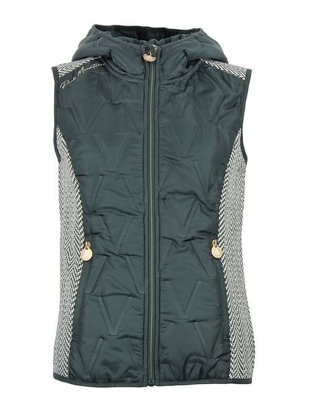 Peak Mountain Kamizelka polarowa "Antilope" w kolorze khaki rozmiar: XL. Brązowe kamizelki damskie Peak Mountain, xl, z polaru. Za 173.99 zł.