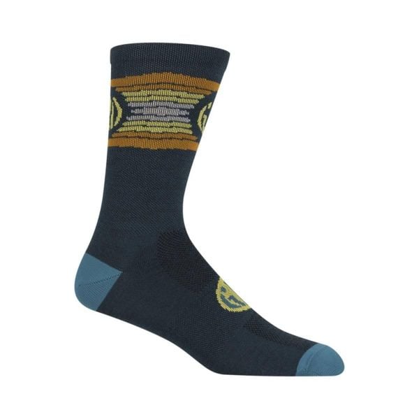 Skarpety wełniane Giro Seasonal Merino. Niebieskie skarpetki męskie GIRO, bez wzorów, z wełny. Za 94.50 zł.
