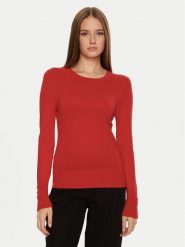Brave Soul Sweter LK-248HOLLYRD Czerwony Regular Fit. Czerwone swetry klasyczne damskie Brave Soul, l, z syntetyku, bez kołnierzyka. Za 129.99 zł.