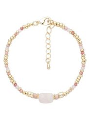 U.S. Polo Assn. Pozłacana bransoletka z kamieniami szlachetnymi rozmiar: onesize. Różowe bransoletki damskie U.S. Polo Assn., metalowe. Za 69.99 zł.