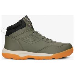 Umbro Ludgate buty męskie, zielony, rozmiar 40,5. Zielone buty trekkingowe męskie Umbro, z gumy, bez zapięcia, outdoorowe. W wyprzedaży za 159.99 zł.